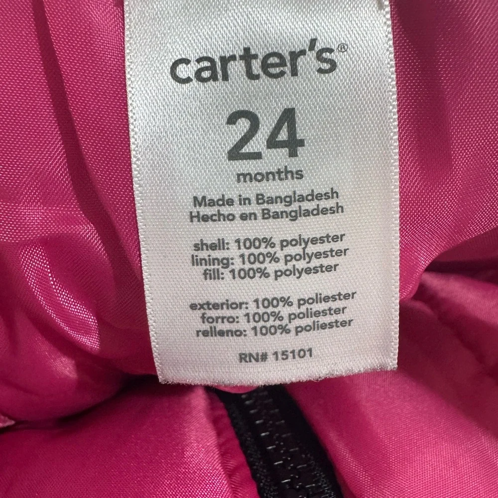 Carter's Pink Snow Pants